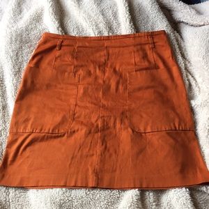 Burnt Orange Skirt